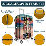 Booze And Besties - Personalized Luggage Cover