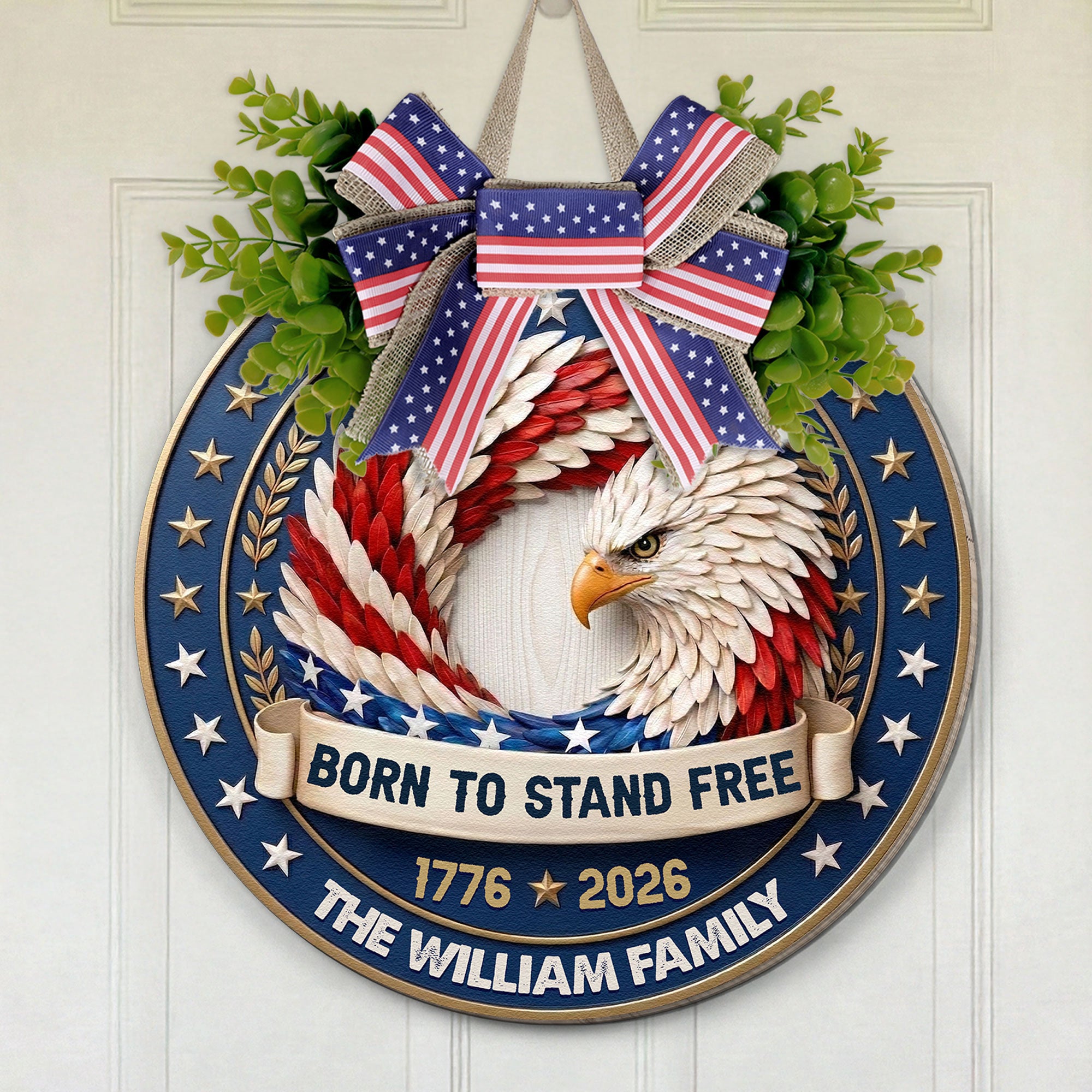 Born_To_Stand_Free_America_Semiquincentennial_Eagle_Decor_Personalized_Wood_Sign_1