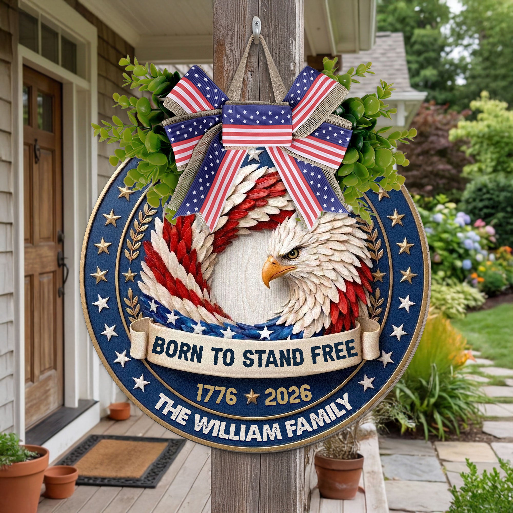 Born_To_Stand_Free_America_Semiquincentennial_Eagle_Decor_Personalized_Wood_Sign_3