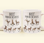 Boss' Pain In The Asses - Funny Boss Gift - Personalized Mug
