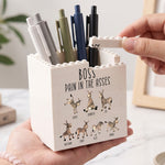 Boss'-Pain-In-The-Asses-Funny-Boss-Gifts-White-Elephant-Party-Personalized-Pen-Holder-2