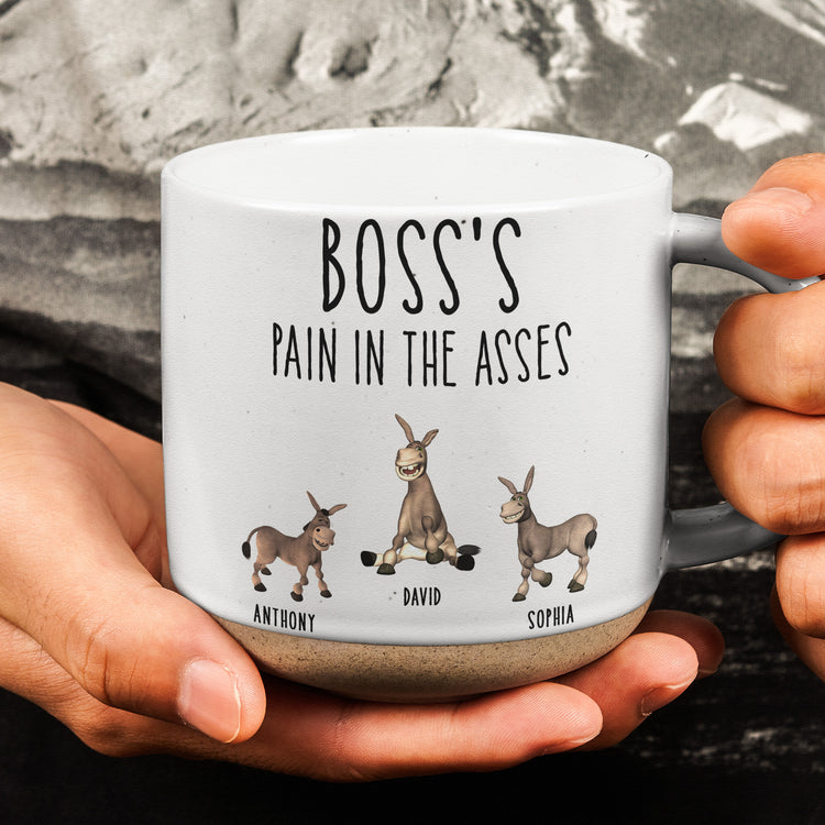 Boss's-Pain-In-The-Asses,-Custom-Title-Gifts-For-Coworker-Personalized-Mug-2