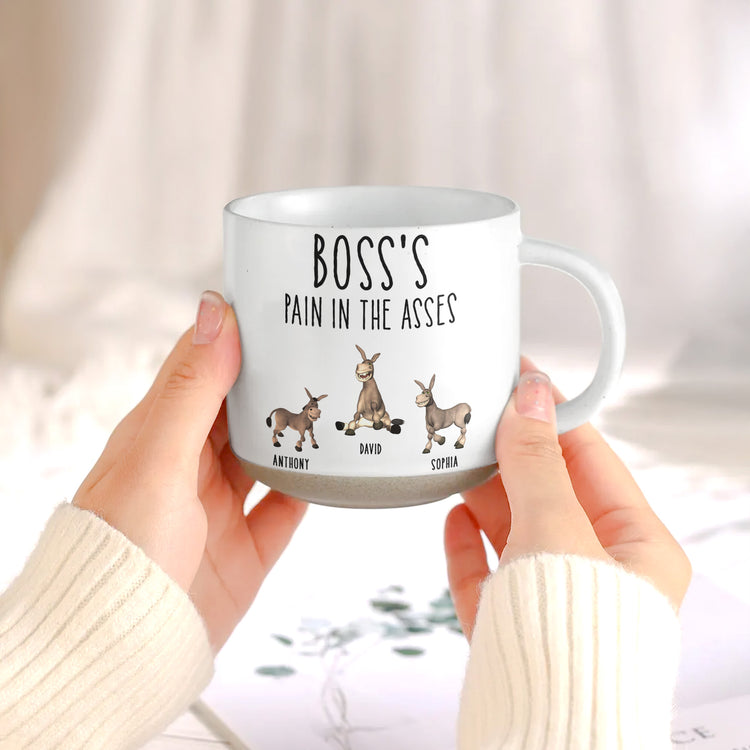 Boss's-Pain-In-The-Asses,-Custom-Title-Gifts-For-Coworker-Personalized-Mug-4