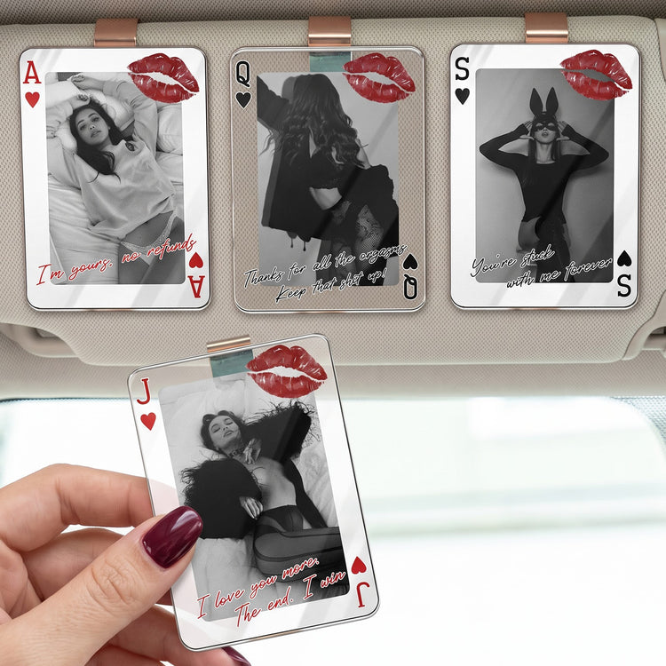 Boudoir-Spicy-Photo-Gifts-For-Lucky-Husband,-Boyfriend-Personalized-Car-Visor-Clip0