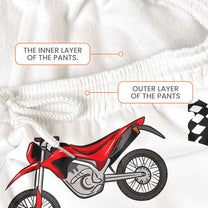 Boy Pattern With Name - Personalized Sweatpants