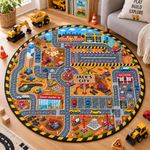 Boy-Toy-Cars-Play-Room-Decor-Cars,-Construction,-Galaxy-Theme-Personalized-Quilted-Mat-2