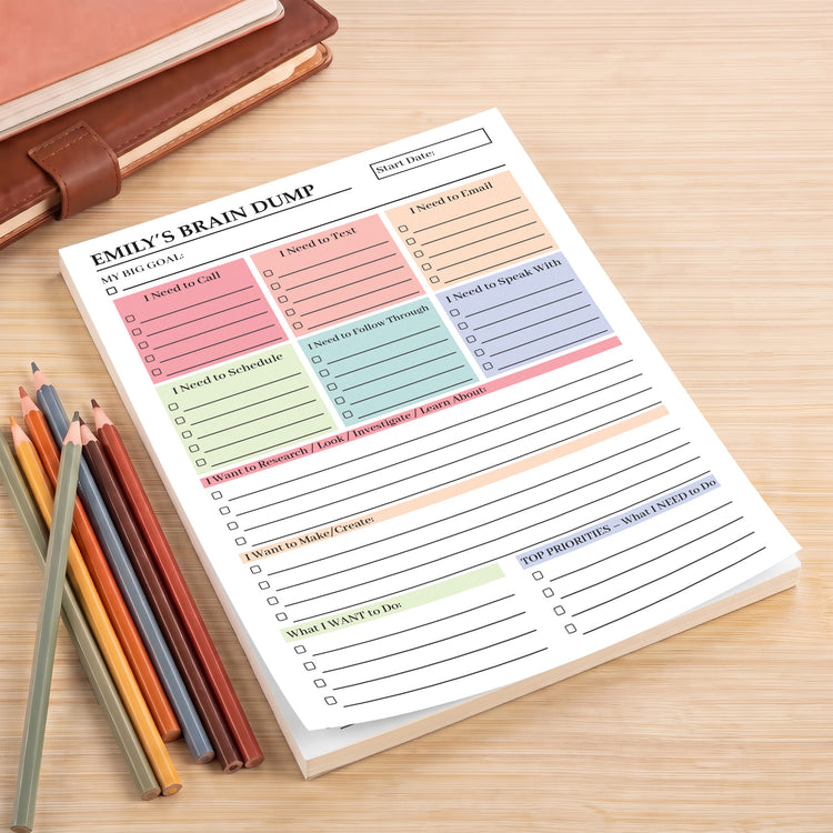 Brain-Dump-To-Do-List-Reminder-Funny-Bulk-Christmas-Gifts-For-Coworker,-Self-Gift-Personalized-Notepad-4