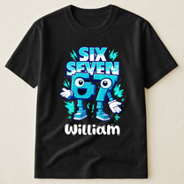 Brainrot Six Seven Kid Gaming - Personalized Shirt