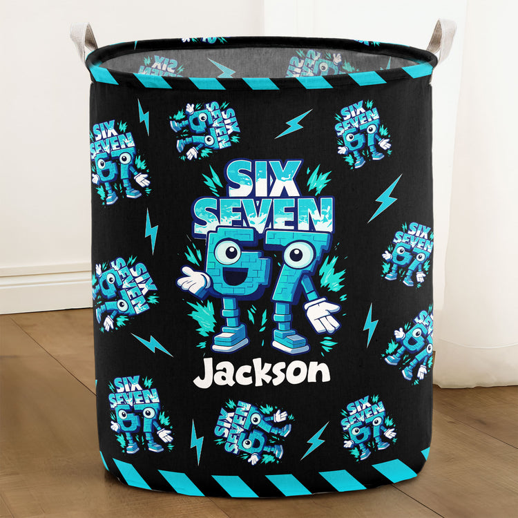 Brainrot-Six-Seven-Kid-Gaming-Personalized-Basket-1