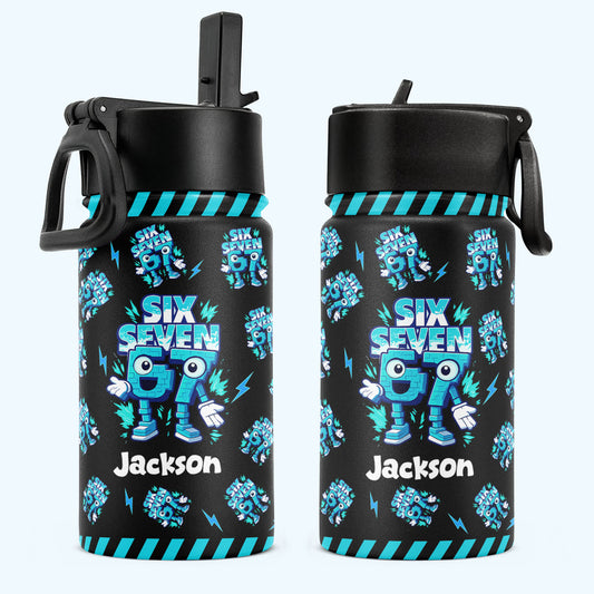 Brainrot-Six-Seven-Kid-Gaming-Personalized-Water-Bottle-1