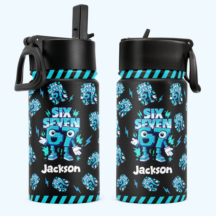 Brainrot-Six-Seven-Kid-Gaming-Personalized-Water-Bottle-1