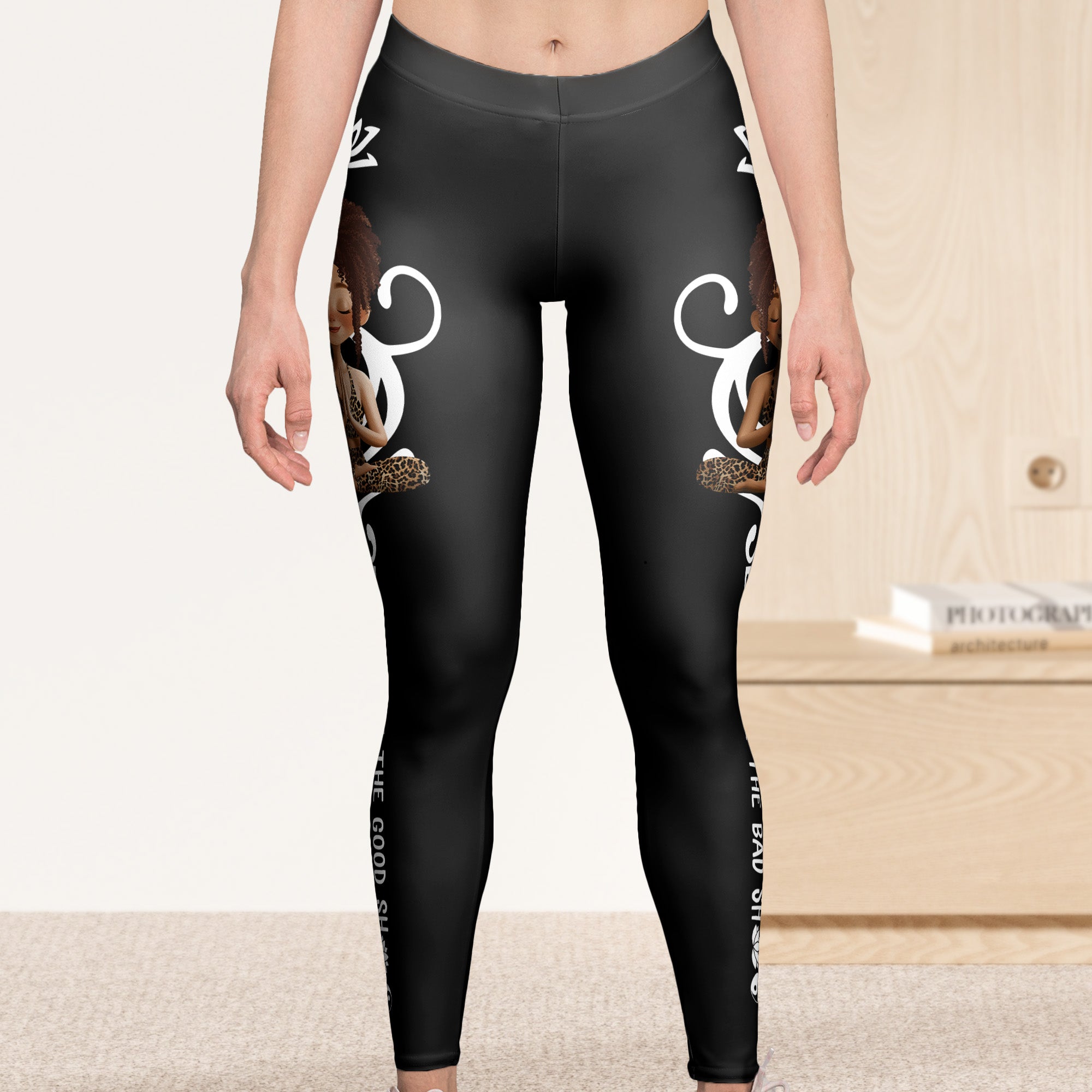 Breath Yoga Lovers Inhale The Good Sh*T Exhale The Bad Sh*T - Personalized Leggings
