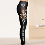 Breath Yoga Lovers Inhale The Good Sh*T Exhale The Bad Sh*T - Personalized Leggings