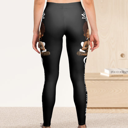 Breath Yoga Lovers Inhale The Good Sh*T Exhale The Bad Sh*T - Personalized Leggings