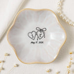 Bride To Be Wedding Day Gift Bridal Shower Gift - Personalized Jewelry Dish