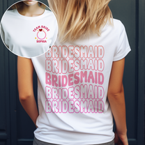 Bridesmaid Bride Ring Bachelorette Party Gift - Personalized Shirt