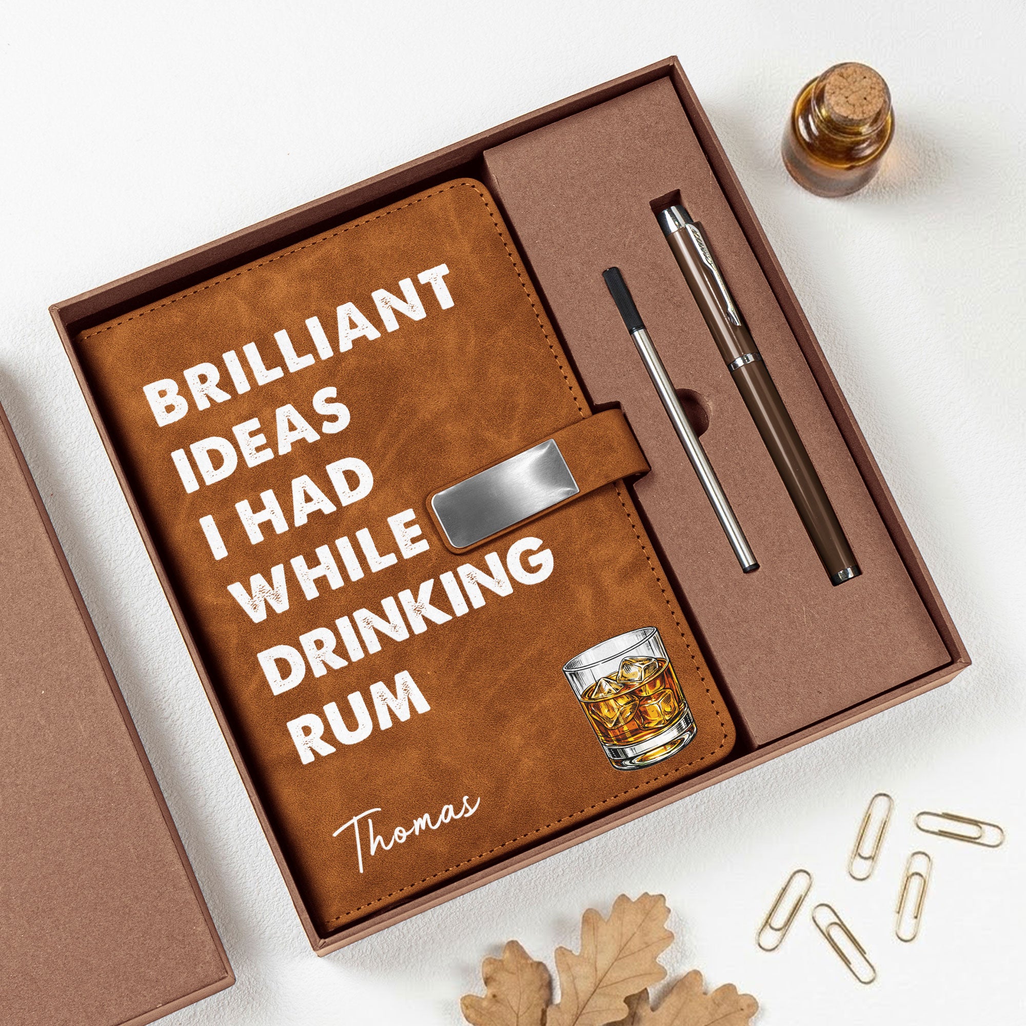 Brilliant-Ideas-I-Had-While-Drinking-Bourbon,-Wine,-Whiskey,-Custom-Drink-Personalized-Notebook-Set-1
