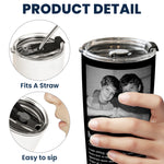 Brother Gifts Custom Vintage Photo - Forever Brothers - Personalized Photo Tumbler Cup
