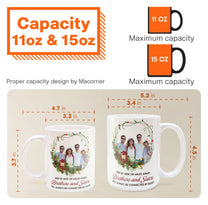 Brothers And Sisters Will Always Be Connected By Heart - Personalized Photo Mug