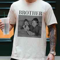 Brothers Vintage Version - Personalized Photo Comfort Tee