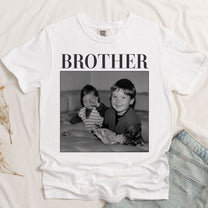 Brothers Vintage Version - Personalized Photo Comfort Tee