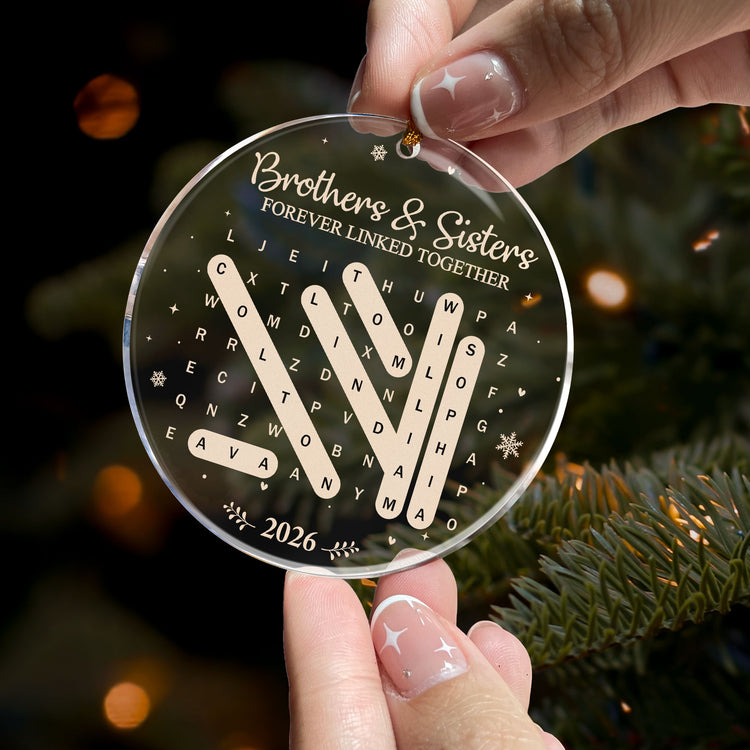 Brothers-&-Sisters-Forever-Linked-Together-Christmas-Gifts-For-Siblings-Family-Personalized-Ornament-3