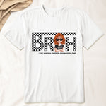 Bruh Funny Mom Checkered Pattern - Personalized Shirt