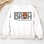 Bruh Funny Mom Checkered Pattern - Personalized Shirt
