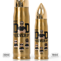 Bullet Tumbler Best Dad Ever - Personalized Bullet Tumbler