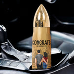 Bullet Tumbler Congrats On Being My Husband - Personalized Bullet Tumbler