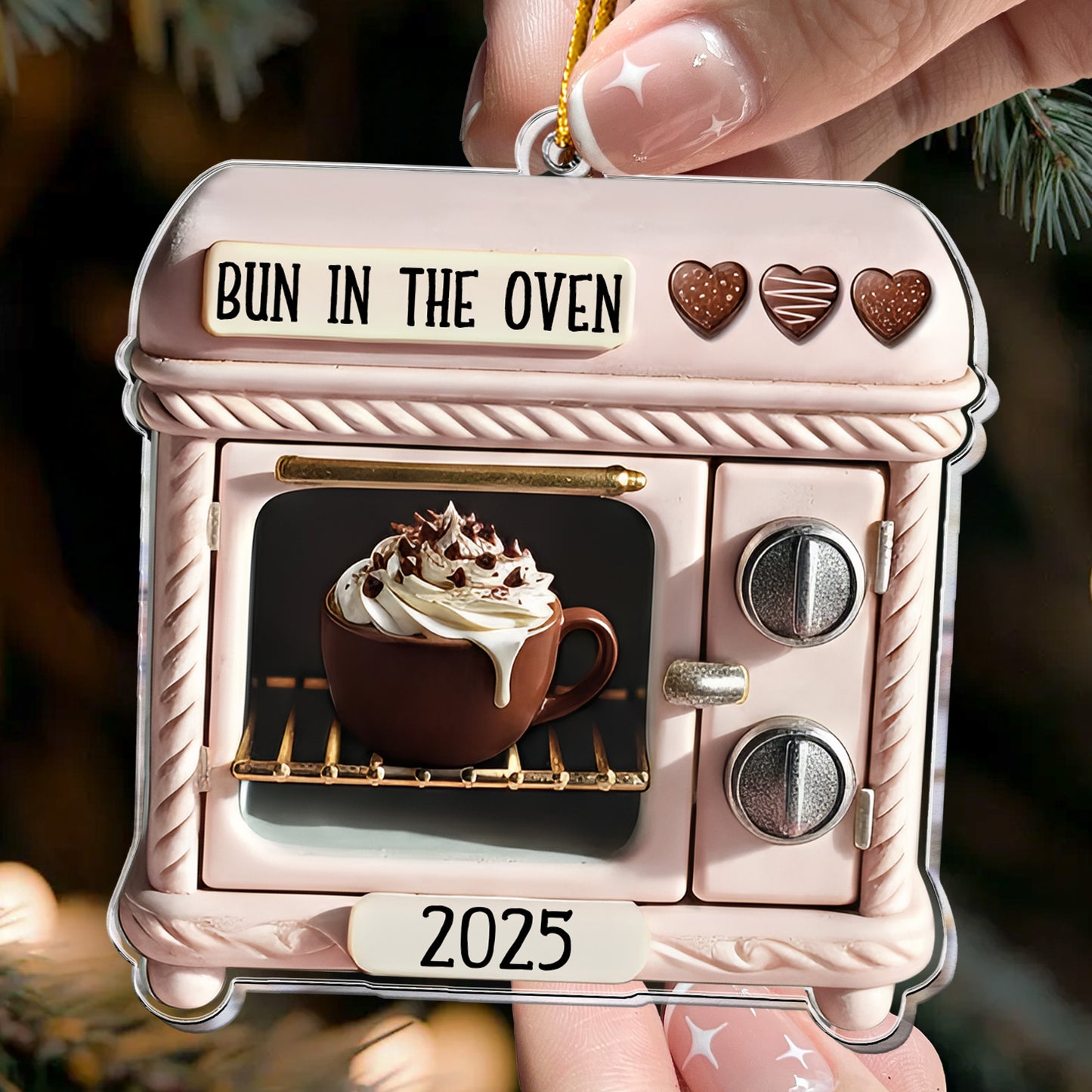 Bun In The Oven - Acrylic Ornament