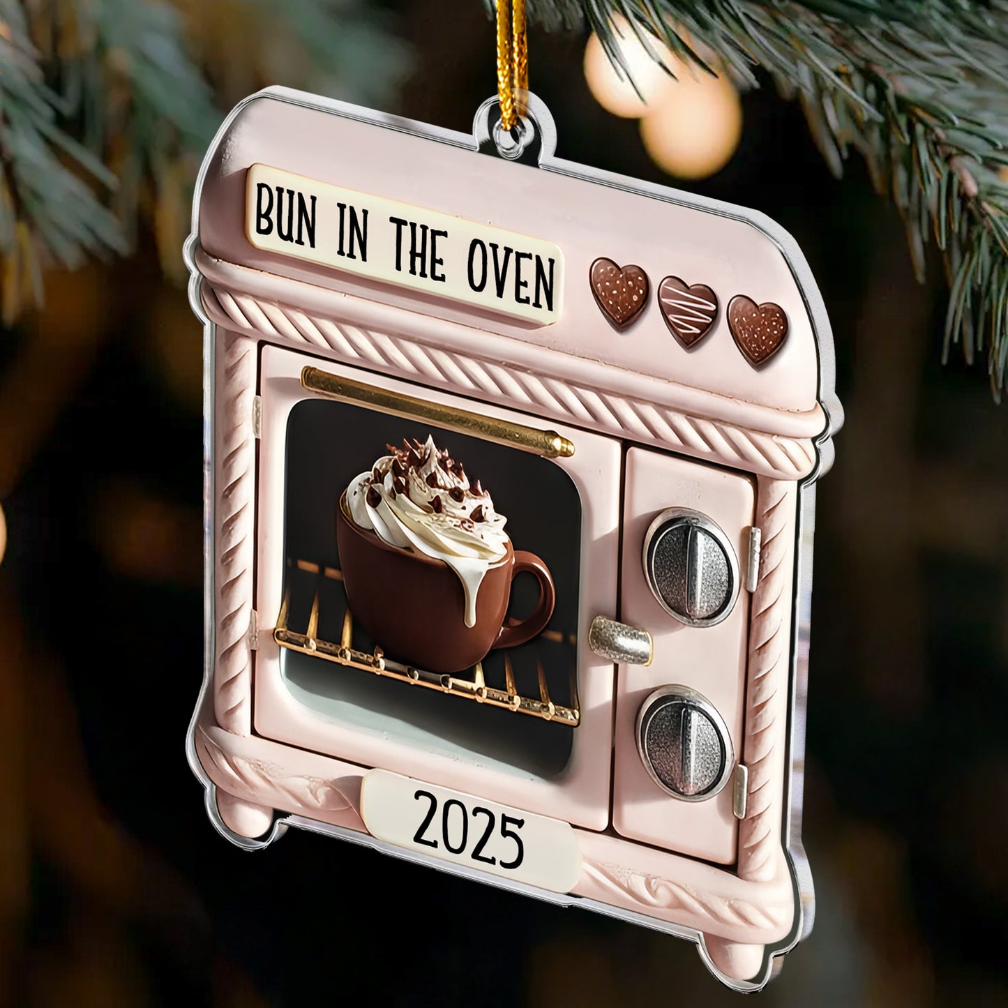 Bun In The Oven - Acrylic Ornament