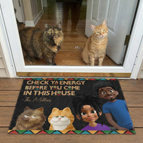 But Did You Call First? - New Version - Personalized Doormat