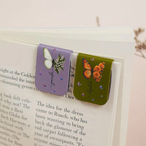 Butterfly Birth Flower Gift For Self, Friends, Daughter - Personalized Bookmark