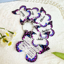 Butterfly Grandma - Personalized Acrylic Keychain