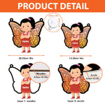 Butterfly Kids - Personalized Window Hanging Suncatcher Ornament