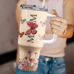Butterfly_Birth_Flower_Gift_For_Mom_Wife_Personalized_40oz_Tumbler_3