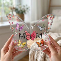 Butterfly-Birth-Flower-Gift-For-Mom,-Wife-Personalized-Acrylic-Plaque-4