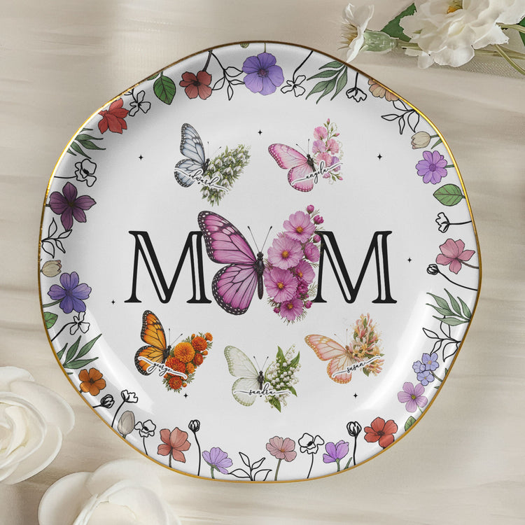 Butterfly_Birth_Flower_Gift_For_Mom_Wife_Personalized_Jewelry_Dish_5