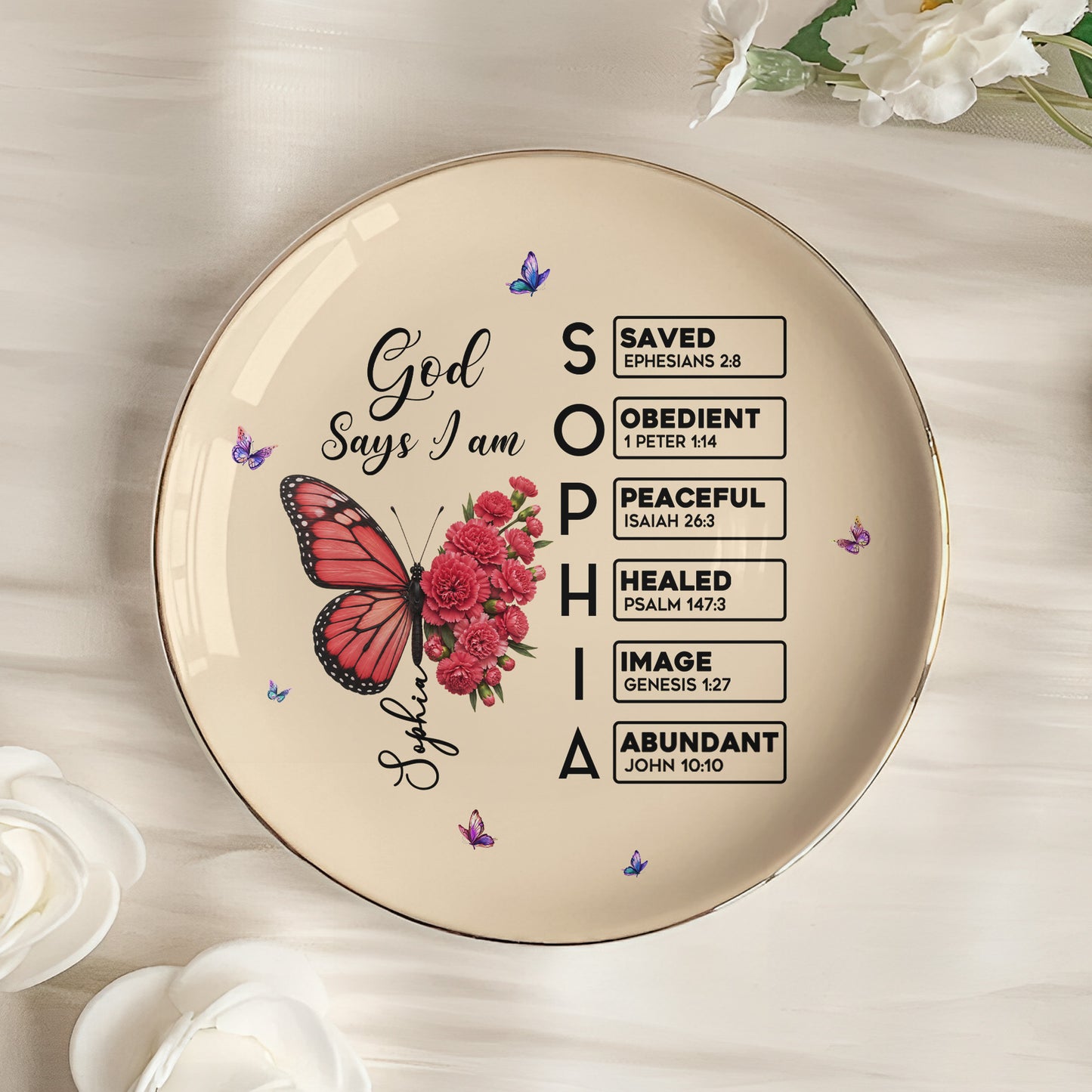 Butterfly-Birth-Flower-Gift-For-Self,-Friend,-Daughter-Personalized-Jewelry-Dish-6