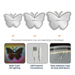 Butterfly Gift For Her Home Room Decor - Personalized Led Mirror