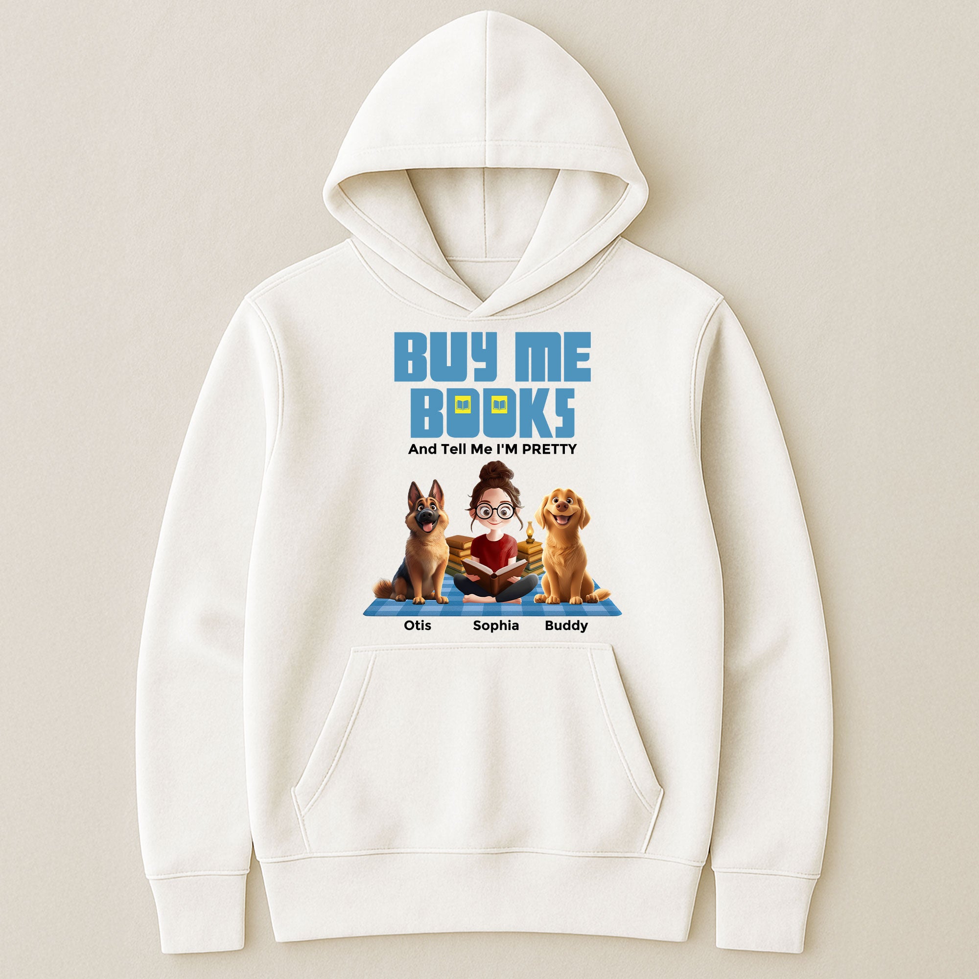 Buy Me Books Tell Me I'm Pretty - Personalized Shirt