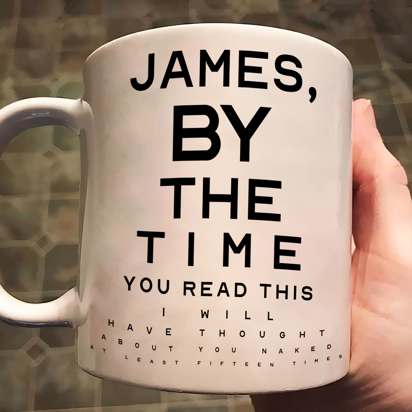 By The Time You Read This, You Will Have Thought About Me Naked - Personalized Mug