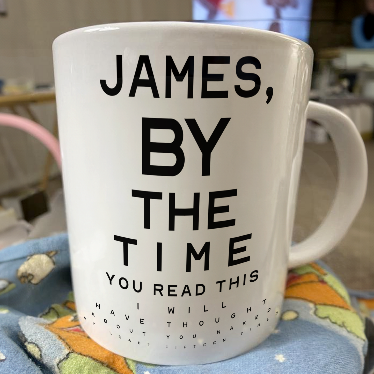 By The Time You Read This, You Will Have Thought About Me Naked - Personalized Mug