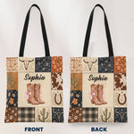 Cactus-Boots-Horseshoe-Patchwork-Style-Gift-For-Westen-Girl-Personalized-Tote-Bag-3