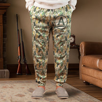 Camo Hunting Custom Name - Personalized Sweatpants