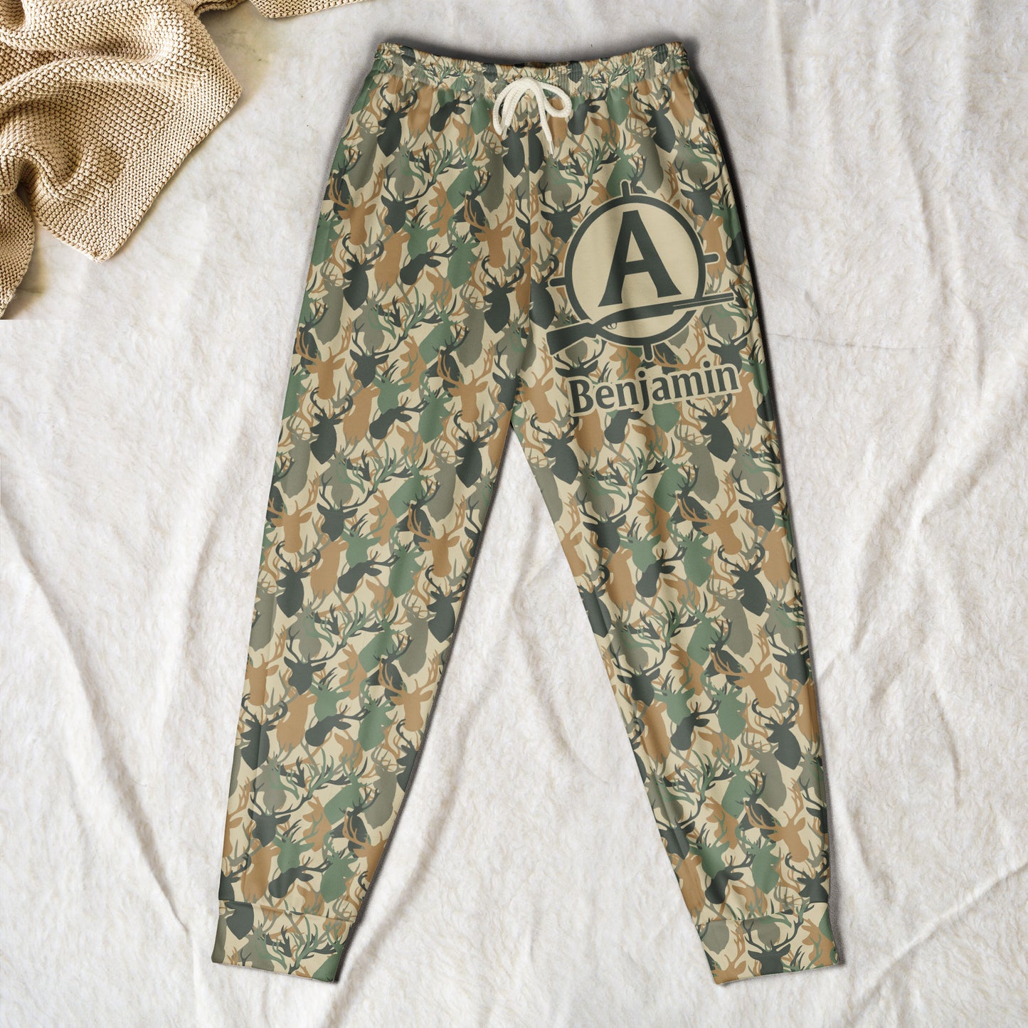 Camo Hunting Custom Name - Personalized Sweatpants