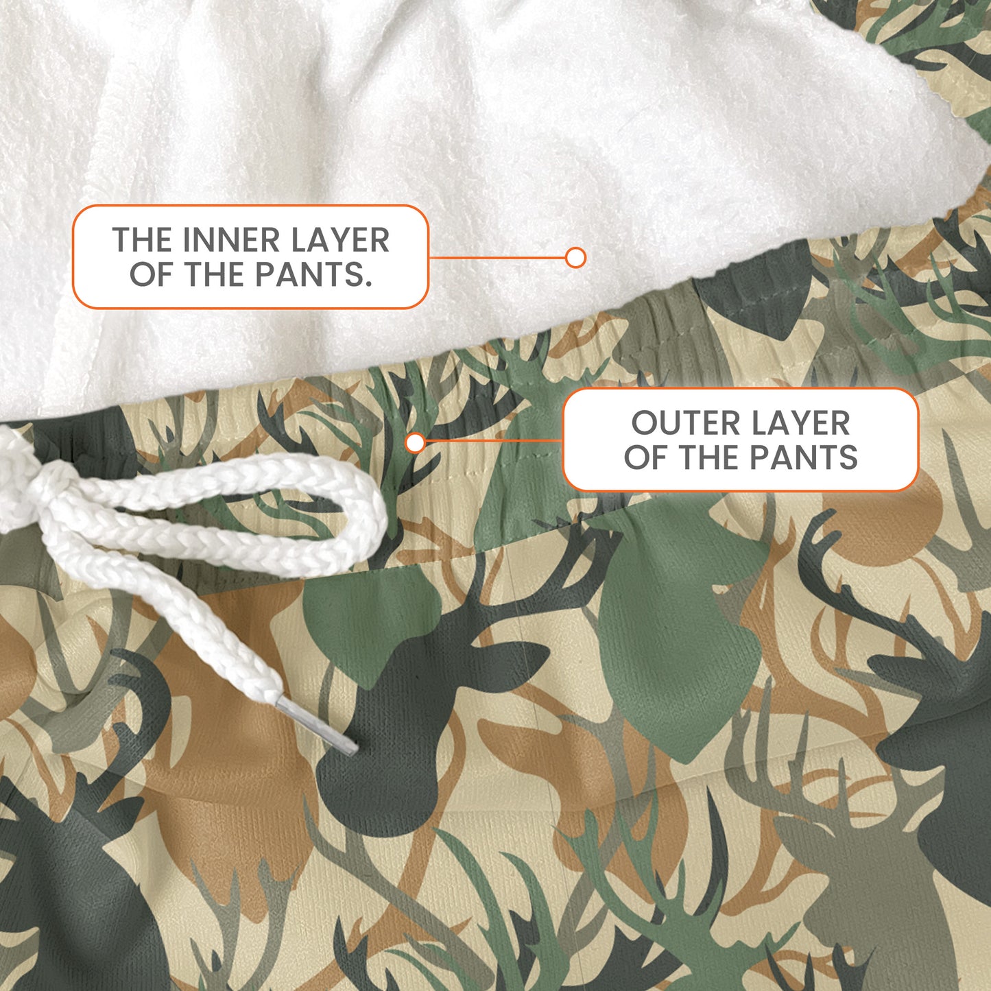 Camo Hunting Custom Name - Personalized Sweatpants