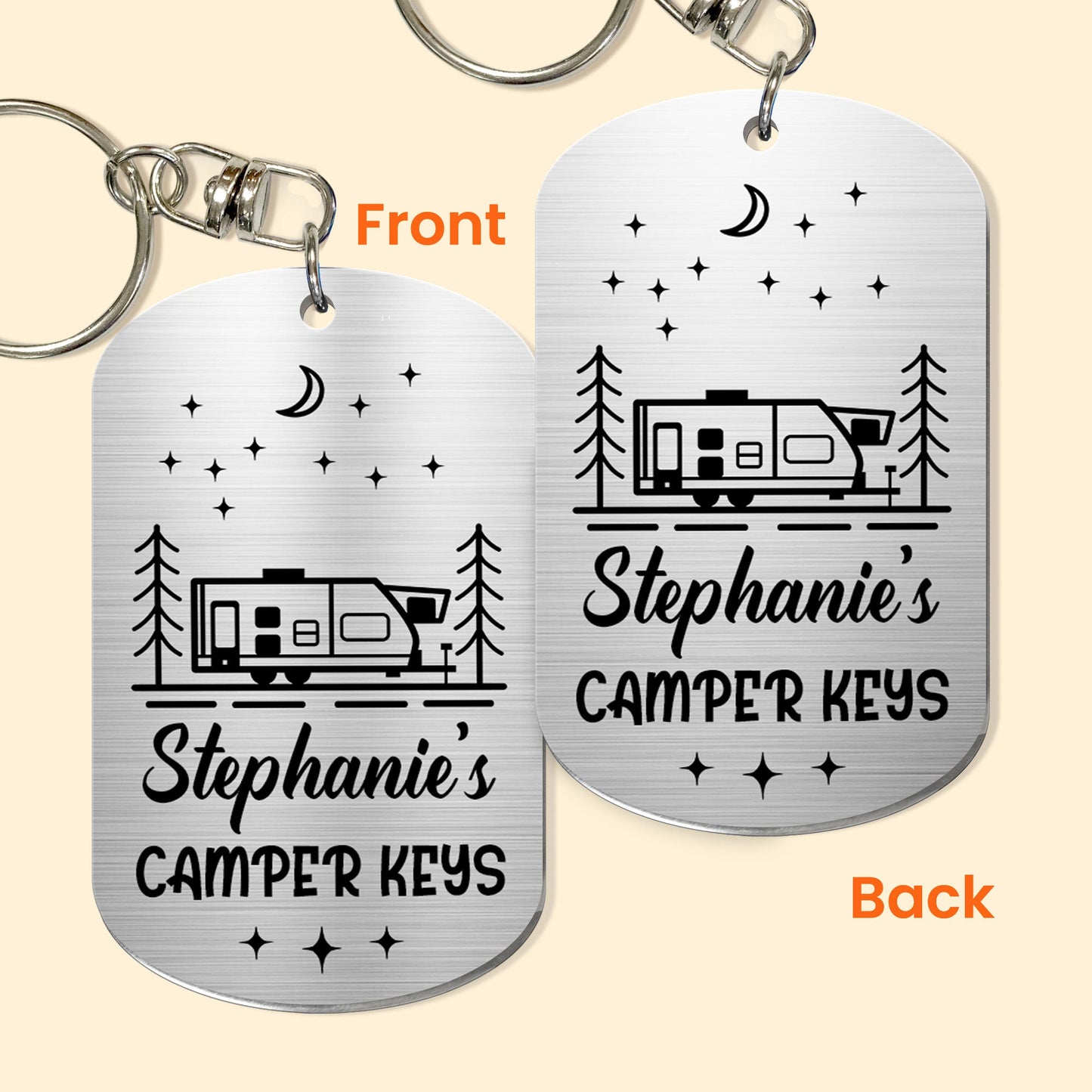 Camper Keys - Personalized Keychain