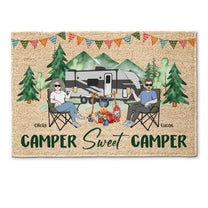 Camper Sweet Camper - Personalized Doormat